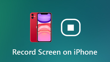iPhone의 녹화 화면