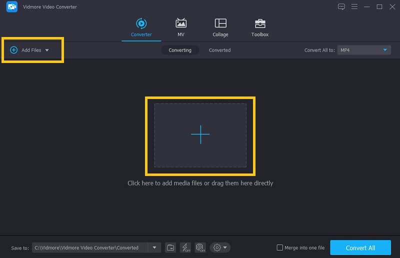 Vidmore MP3 Dosyası Ekle