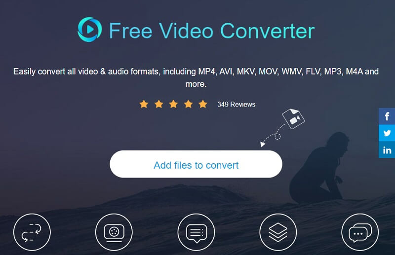 Vidmore Gratis Tambahkan File