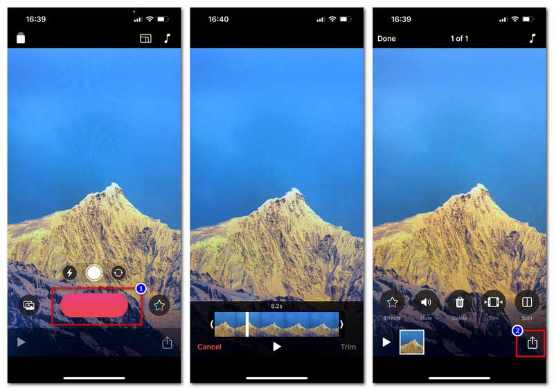 Chỉnh sửa video HDR iPhone