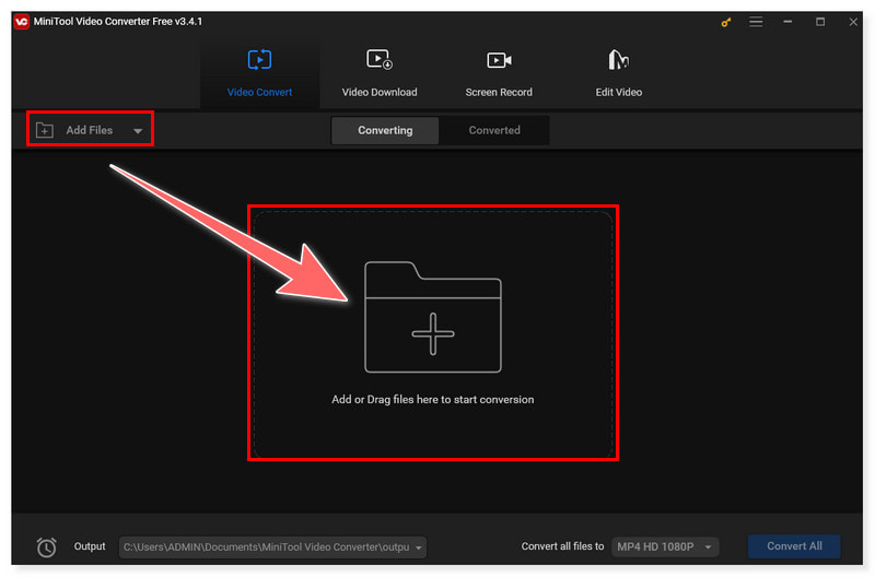 Minitool MPG'den MP3'e Dönüştürücü