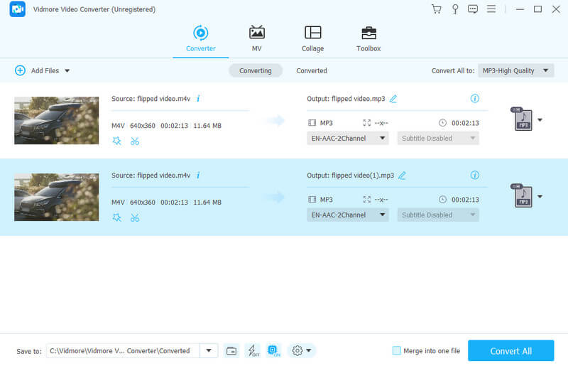 M4V MP3-converter Vidmore