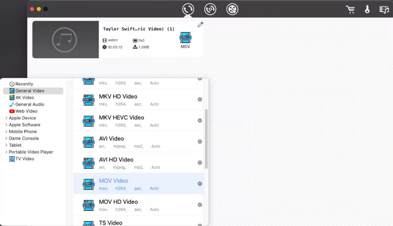 WebM MOV-converter Cisdem