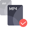 Velg målformat